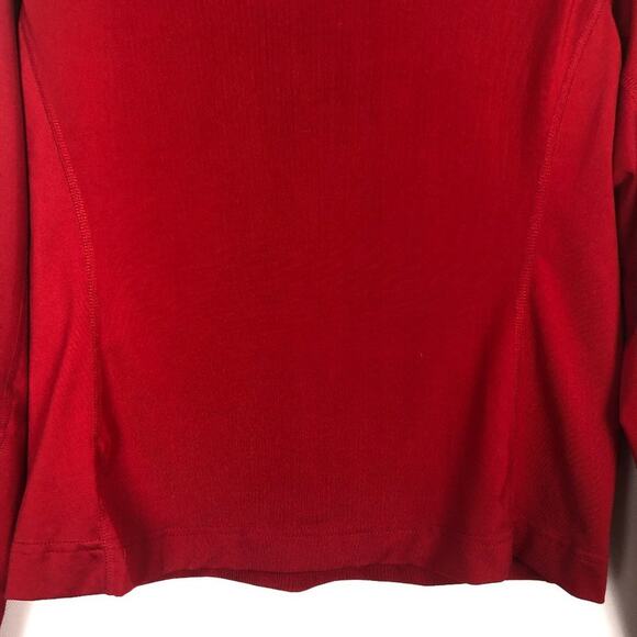 Athletic Works Long Sleeve Red Active V-Neck Top Size L - Picture 9 of 12